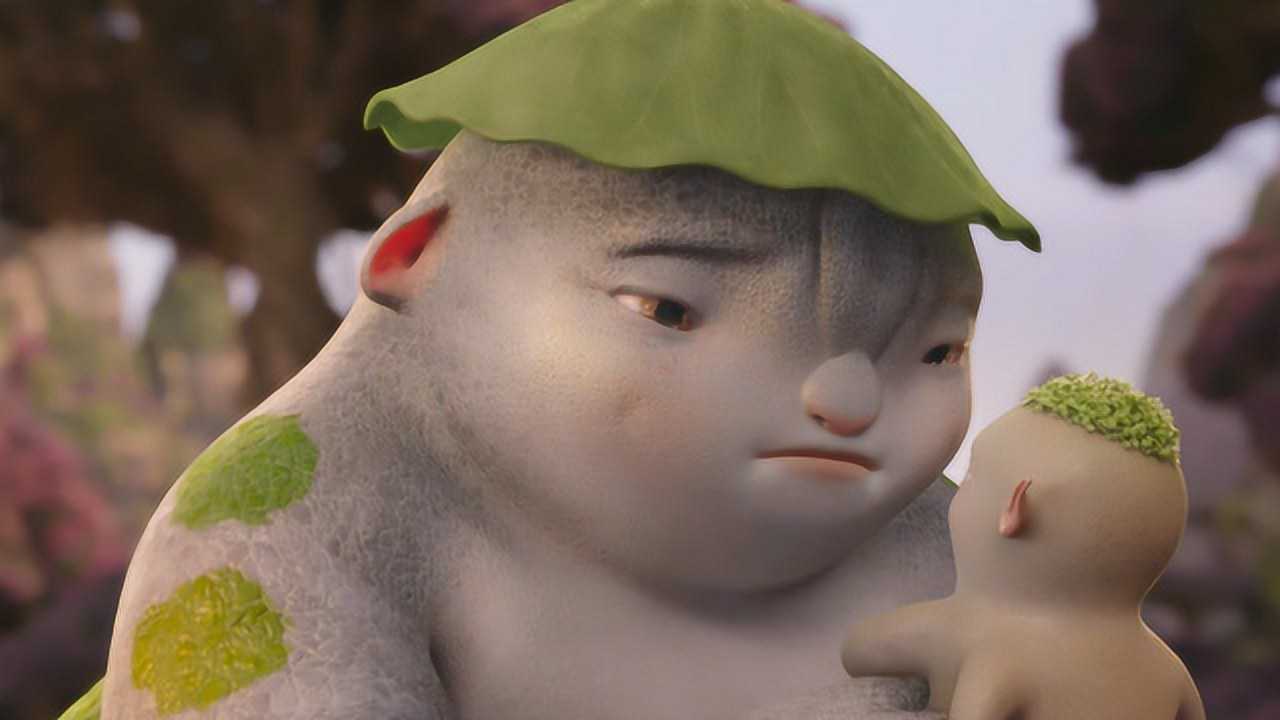 捉妖记2笨笨不忍和胡巴分离抱着胡巴直流泪看着心疼