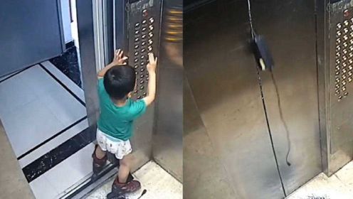 男孩恶作剧导致电梯故障 家长带娃一起认错赔了1200元