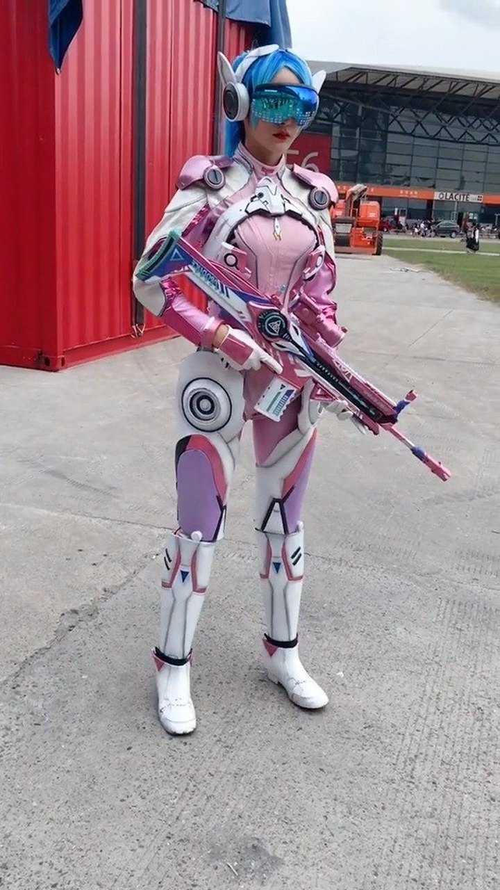 让一下小姐姐coscosplay漫展chinajoy火箭少女