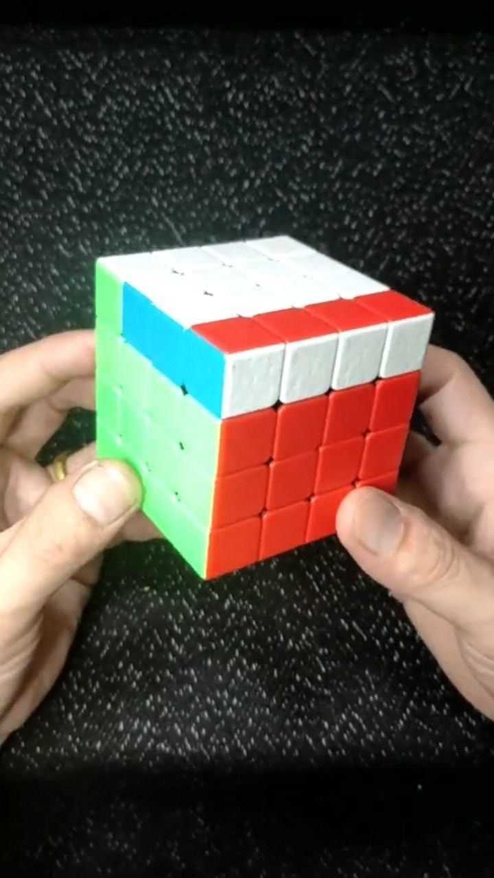 你们喜欢的魔方四阶魔方翻棱公式魔方