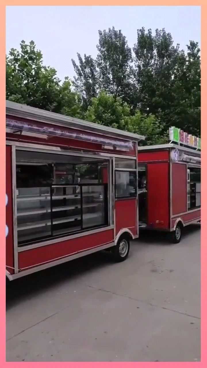 自制移动餐车,安装不锈钢框架,成了摆摊的神器