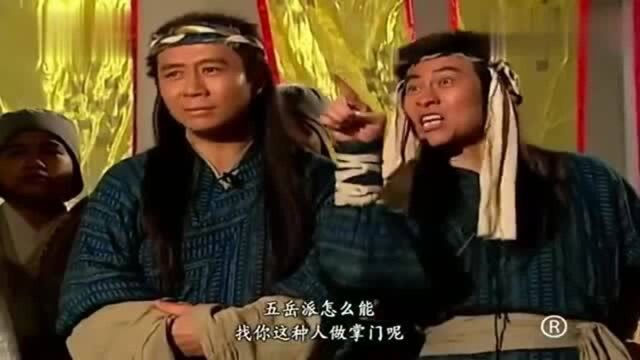 笑傲江湖玉玑子深陷危机,左冷禅出手相救,却当场斩断了他双手