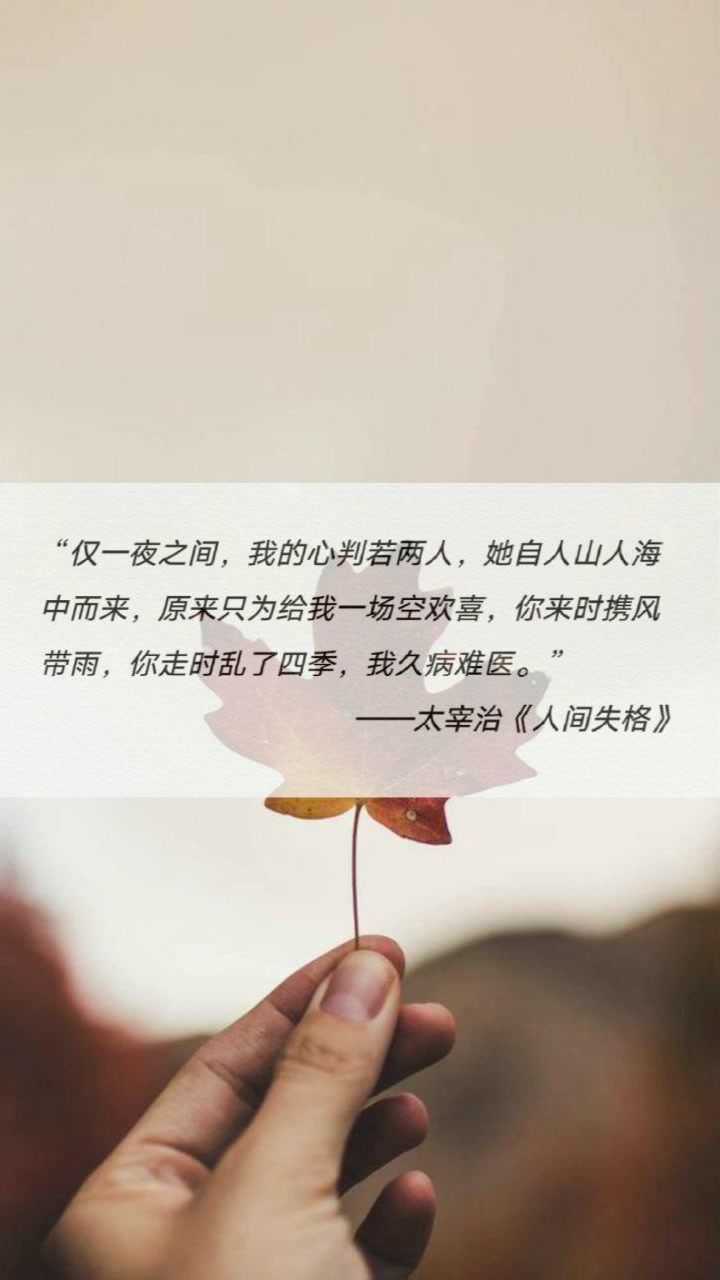 仅一夜之间我的心判若两人她自人山人海中而来原来只为给我一场空欢喜