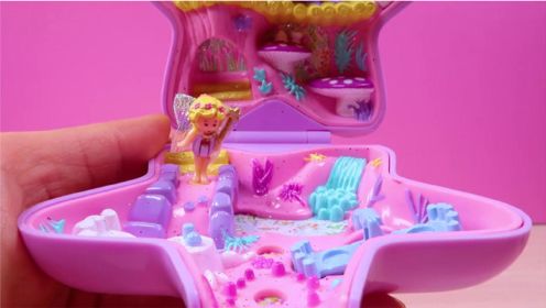 波莉口袋仙境星星公主娃娃屋 海狮宠物过家家项链盒玩具
