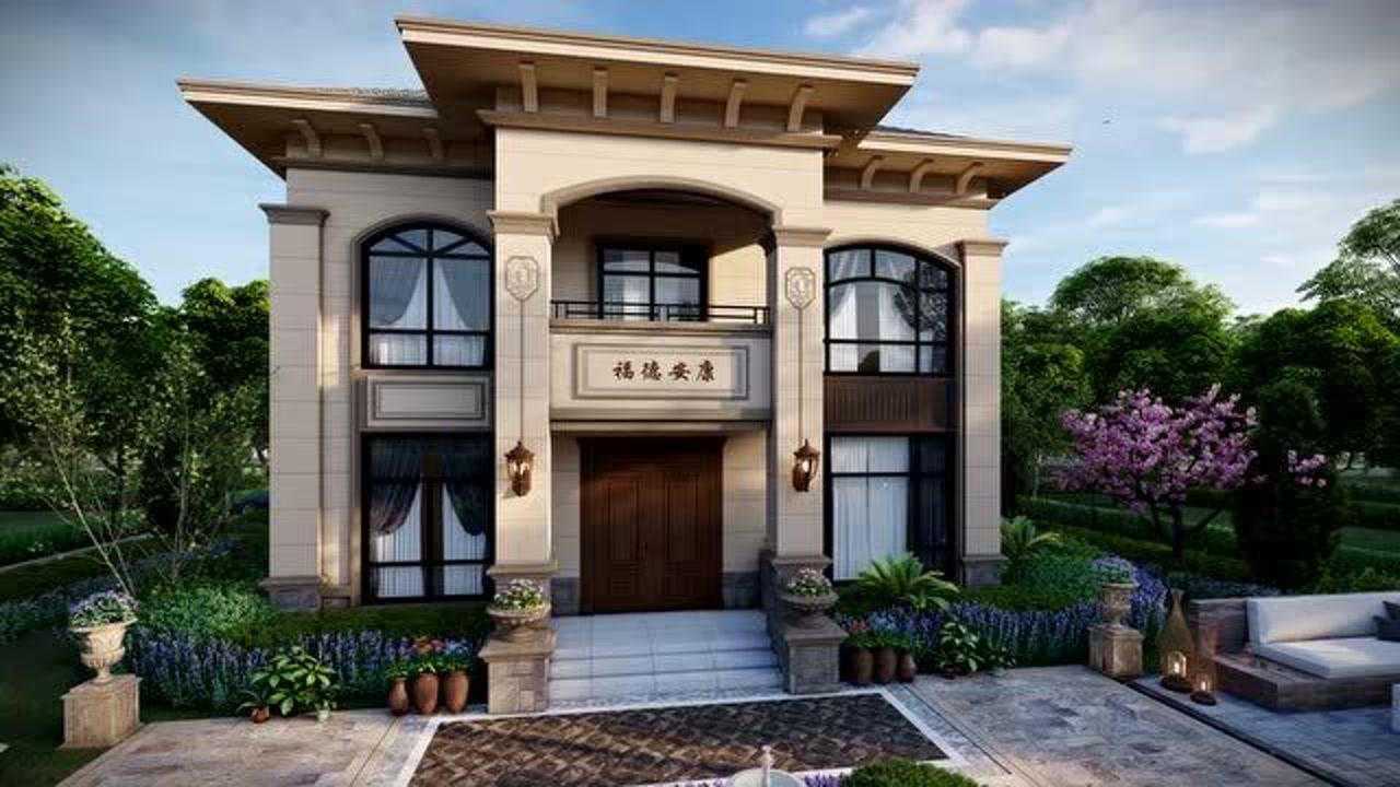 原墅家y2实景70万建美丽乡村独栋别墅