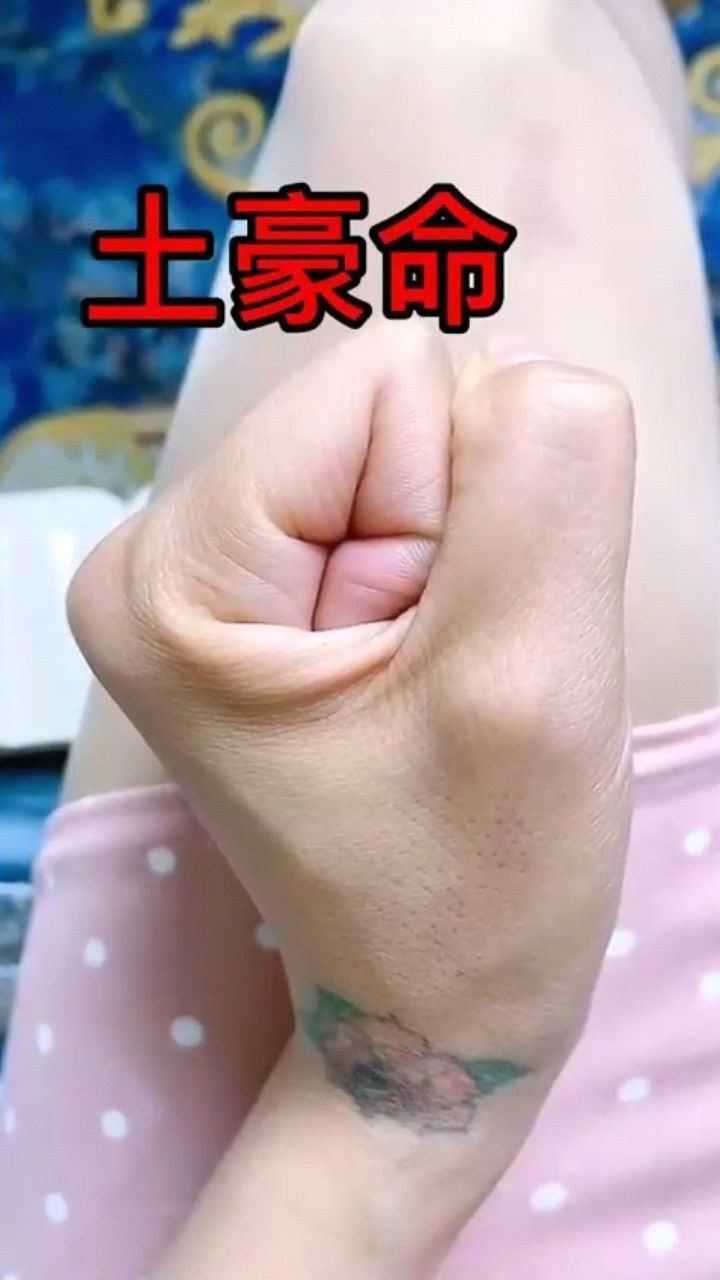 手握拳你出现的是什么字我的是土你们呢
