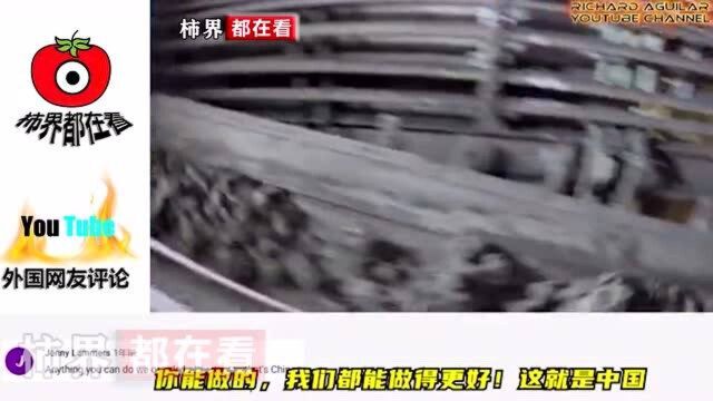 外网看中国基建狂魔建设铁路,外网网友:这速度比美国的高铁还快!