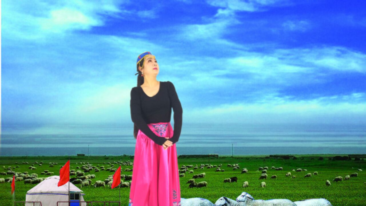 草原经典抒情蒙古族舞《天边》有一对双星那是我梦中的眼睛