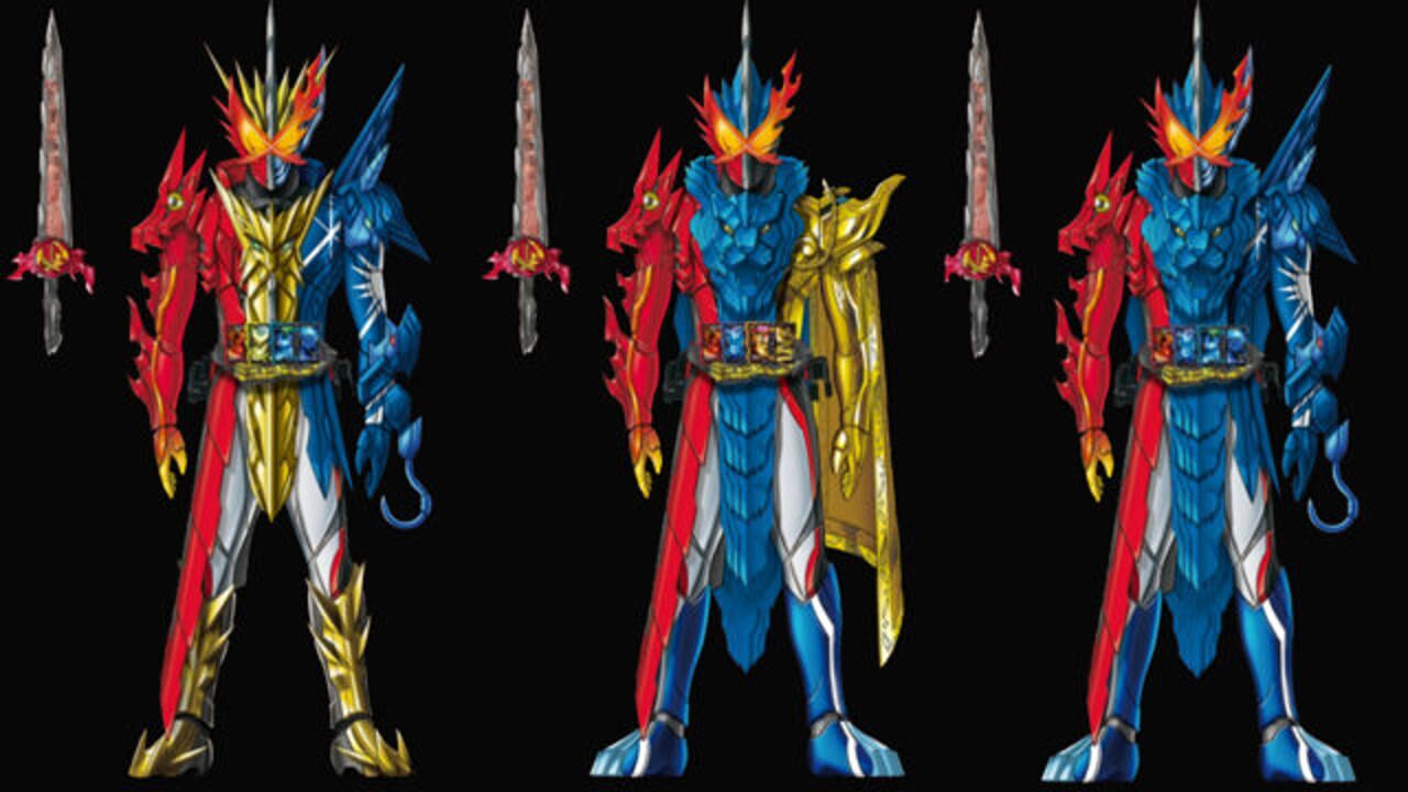 假面骑士圣刃:官方公布的10个三册形态