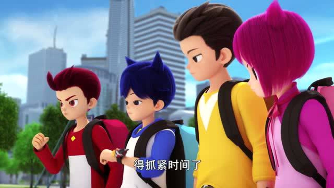 迷你特工队3 生活日常精彩片花:迷你特工变成人类去上学,遇到怪物