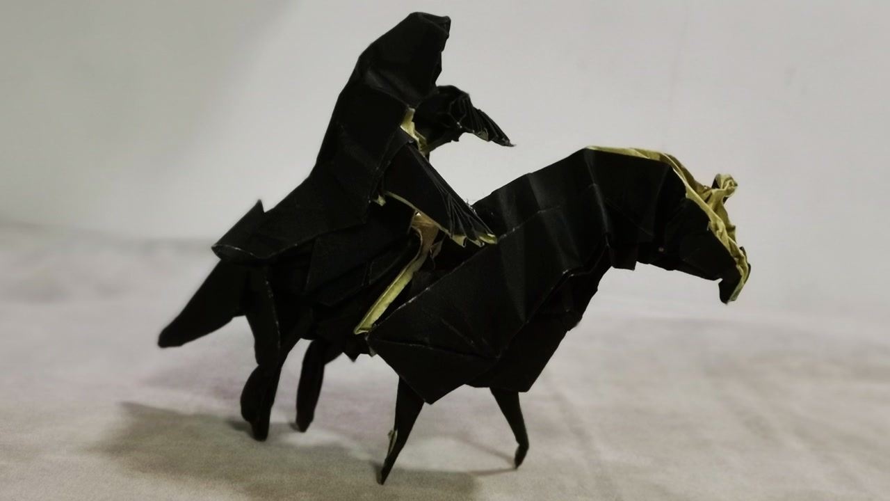 壹零后折纸课堂:戒灵p1#解压手工