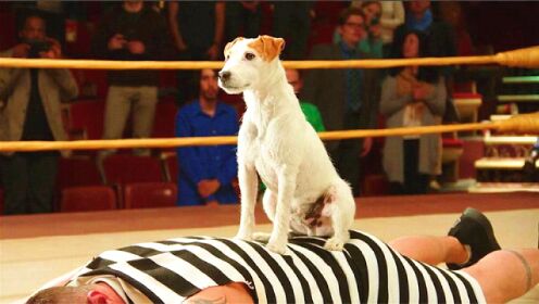一只狗子天生会摔跤，瞬间打败世界冠军摔跤手，荣获金腰带