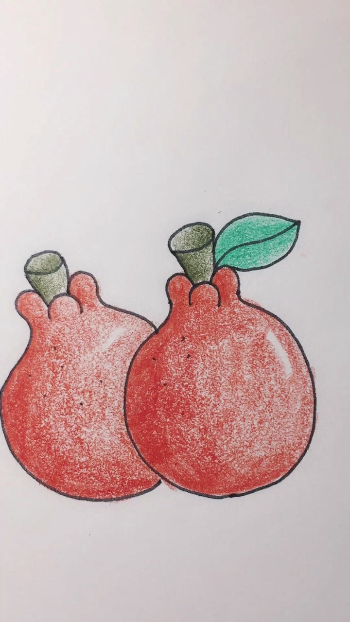 学画丑橘简笔画