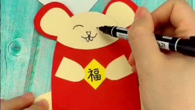 创意小制作,卡通红包,过年送给孩子绝对独一无二