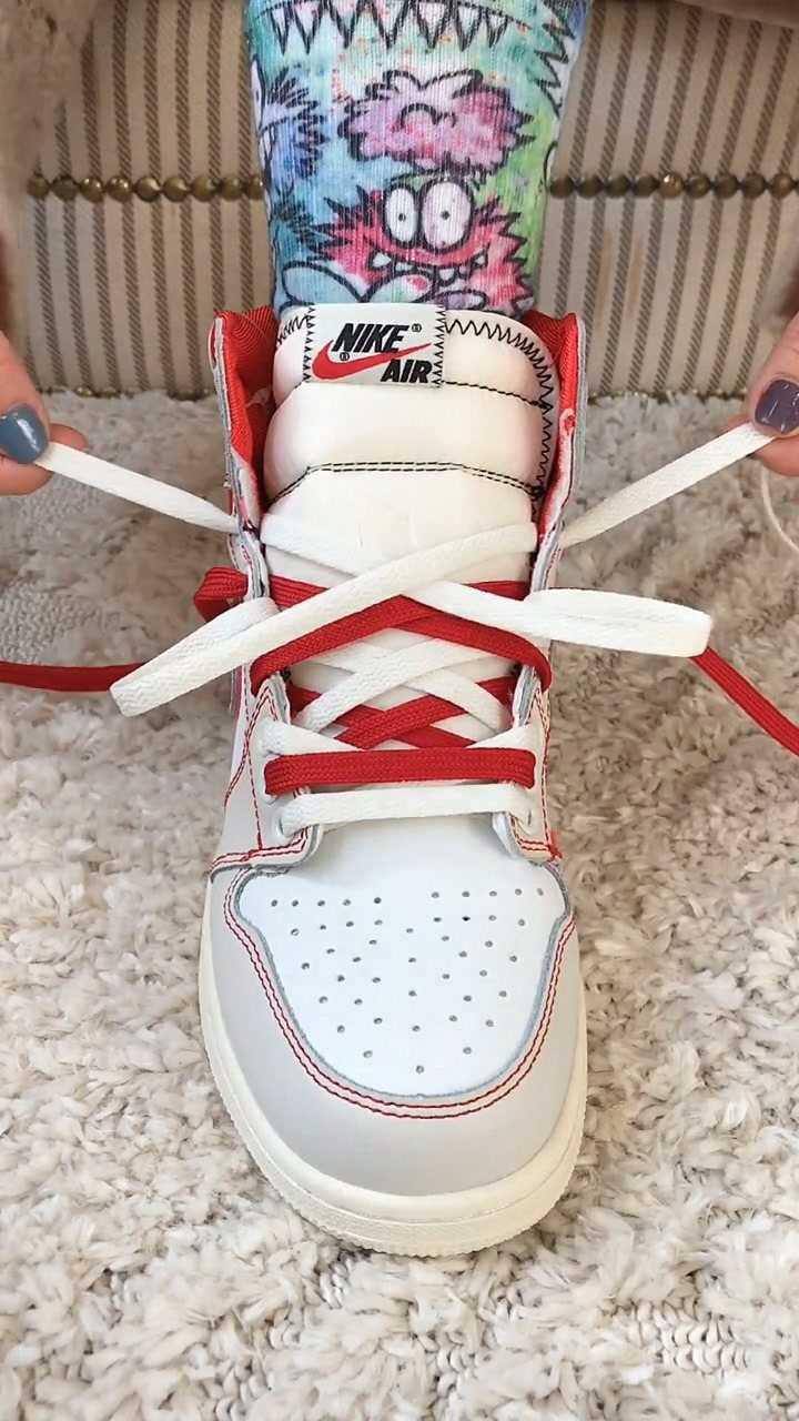 aj兔八哥鞋带系法来咯,你们准备好了吗