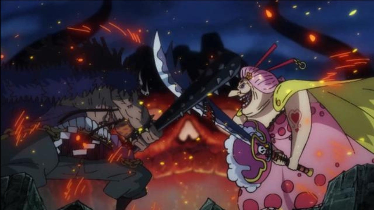 海贼王:凯多vs大妈!雷鸣八卦不敌威国,凯多险些败下阵!