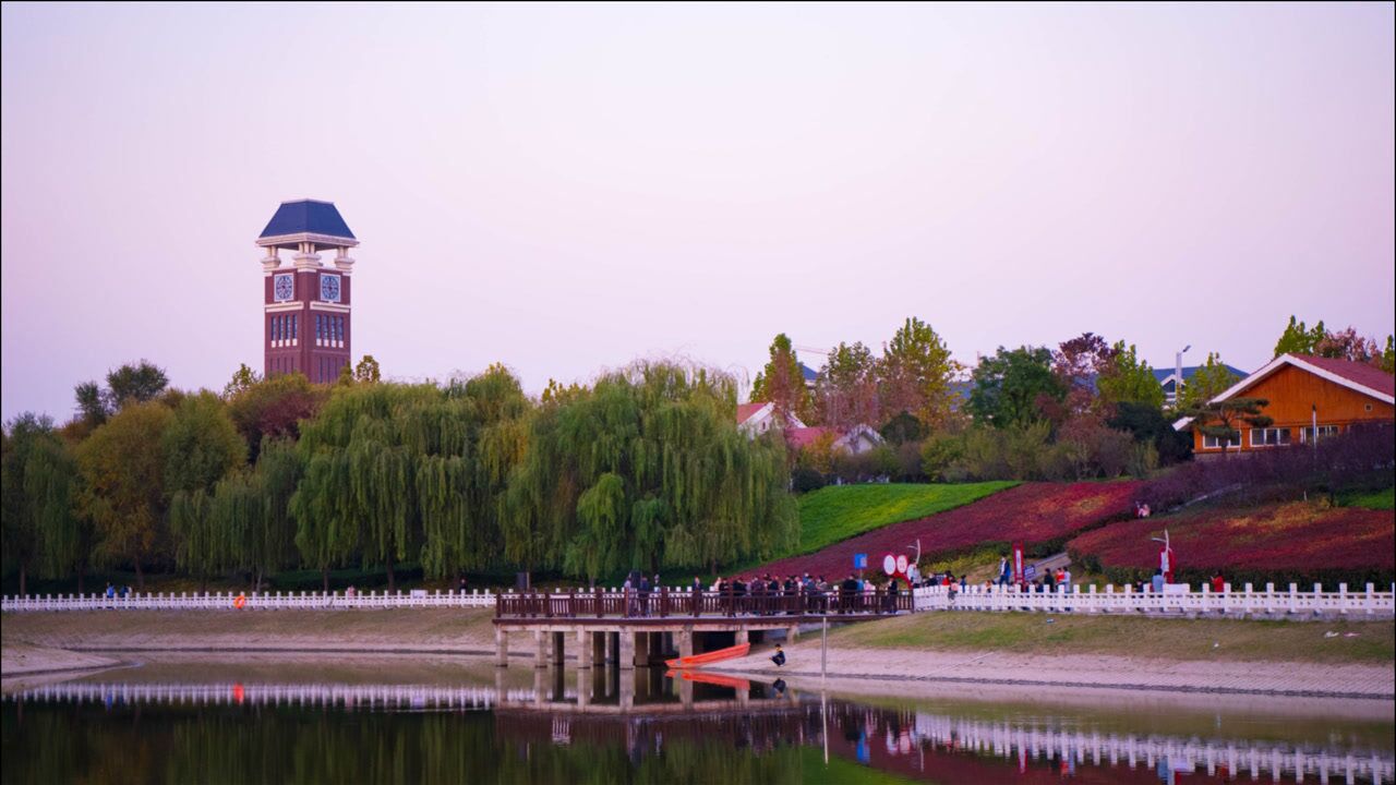郑在港区北港最热闹的地方一动一静成就恩平湖网红打卡地