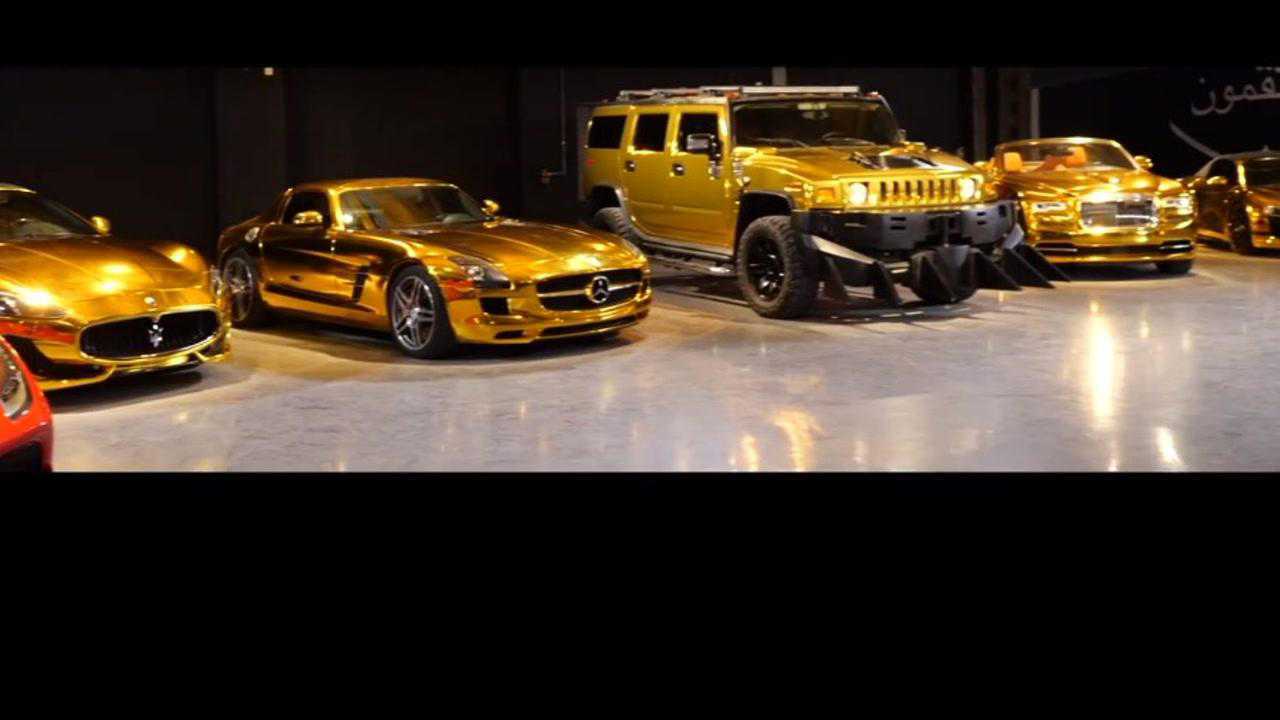 黄金车"冲出银幕""豪气满满"金光闪闪震撼成龙