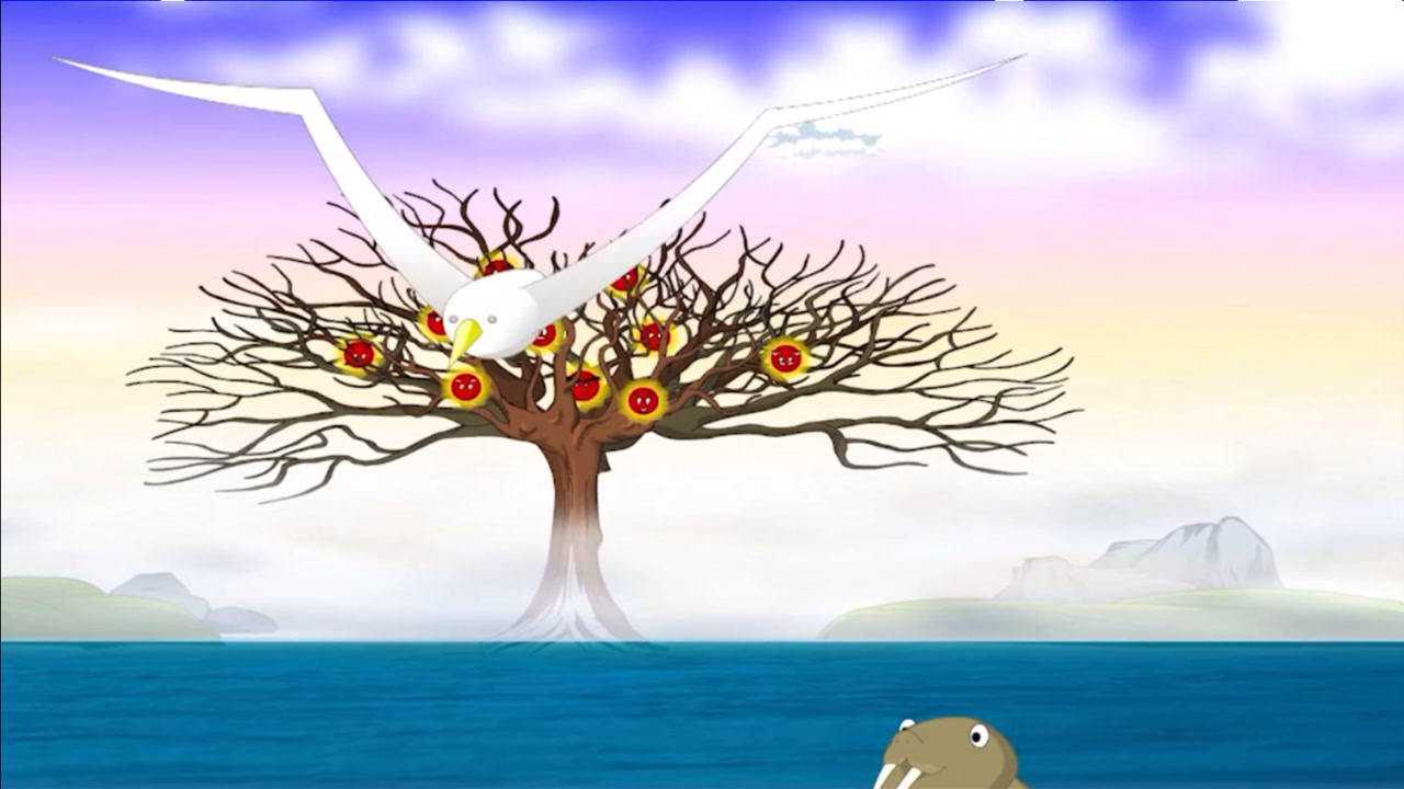 开心学园:从前有十个太阳一起住在扶桑树上,轮流着飞上天