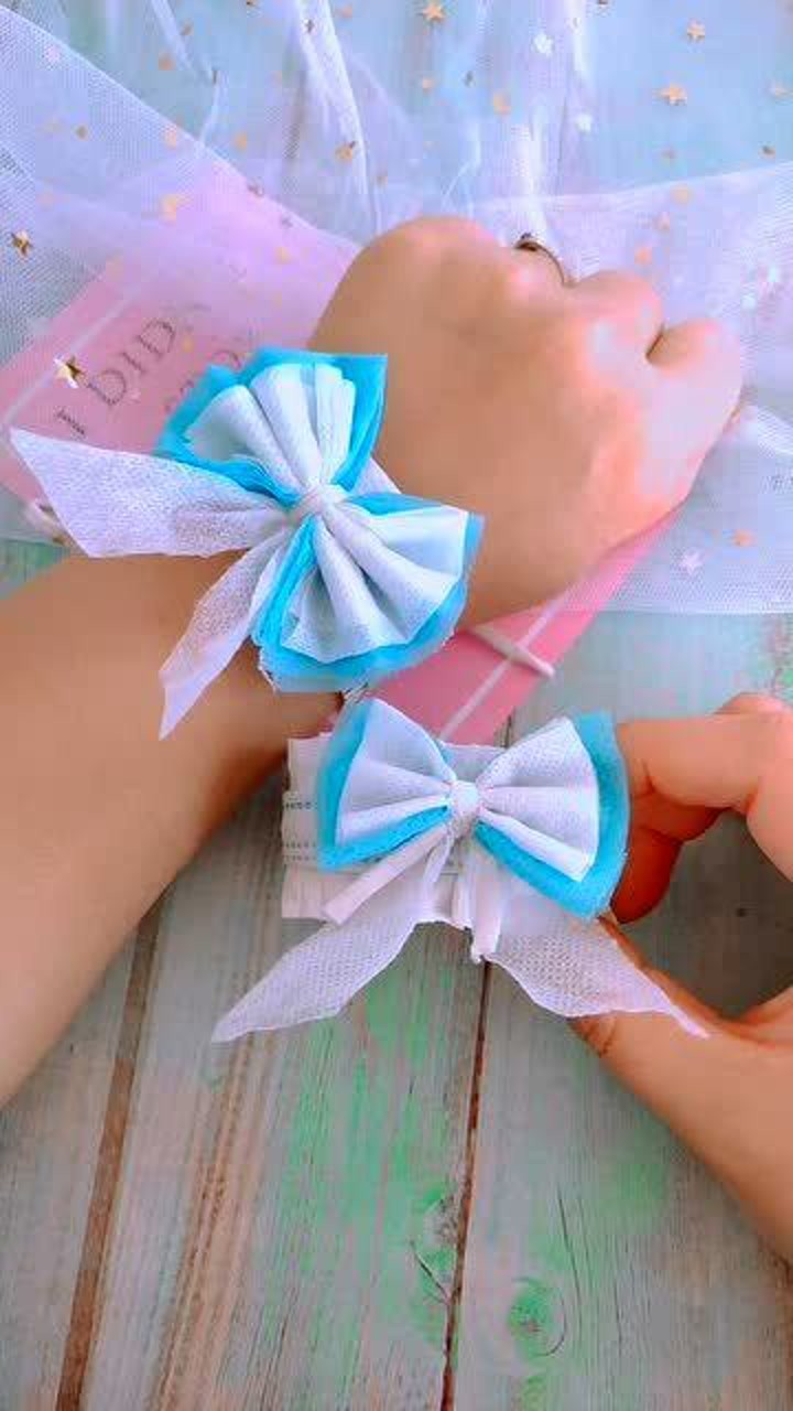 用口罩做个闺蜜手环太时髦了你学会了吗