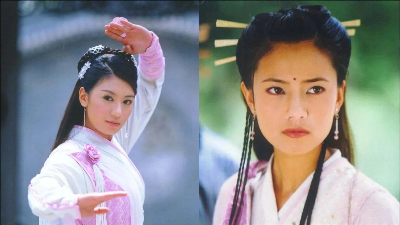 倚天屠龙记女演员今昔对比如今国民女神高圆圆达颜值巅峰
