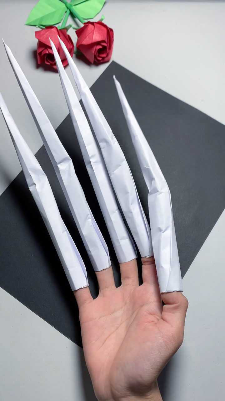 超酷的爪子折纸,像不像蜘蛛爪子