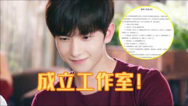 公司终于“妥协”,杨洋成立工作室!粉丝并不满意?