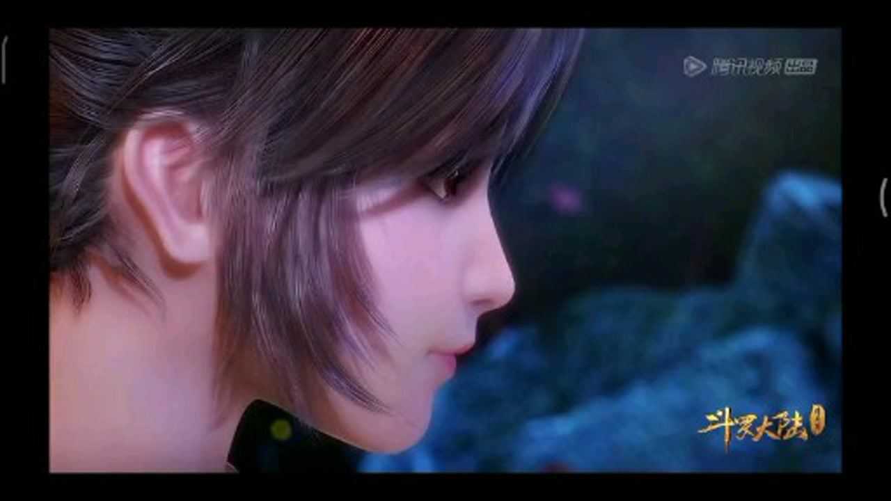 花前月下,唐三给小舞梳头发