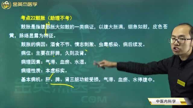 中医内科学:鼓胀的临床表现看这里,引发鼓胀的主要病因都有这些,如何治?