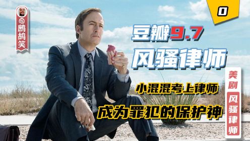 豆瓣9.7高分美剧《风骚律师》，小混混考上律师，成为罪犯保护神