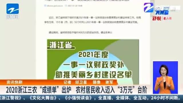 浙江2021年度一事一议财政奖补助推美丽乡村建设名单出炉