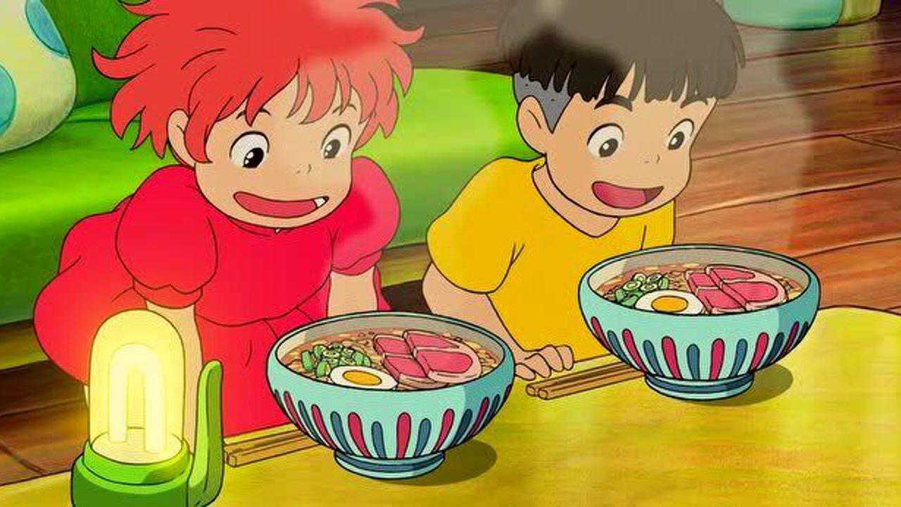 宫崎骏笔下的生活:超治愈美食混剪,看完都想尝一遍!
