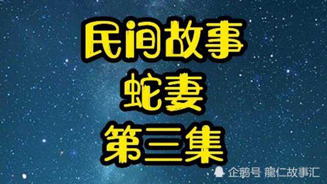 民间故事,蛇妻,第三集