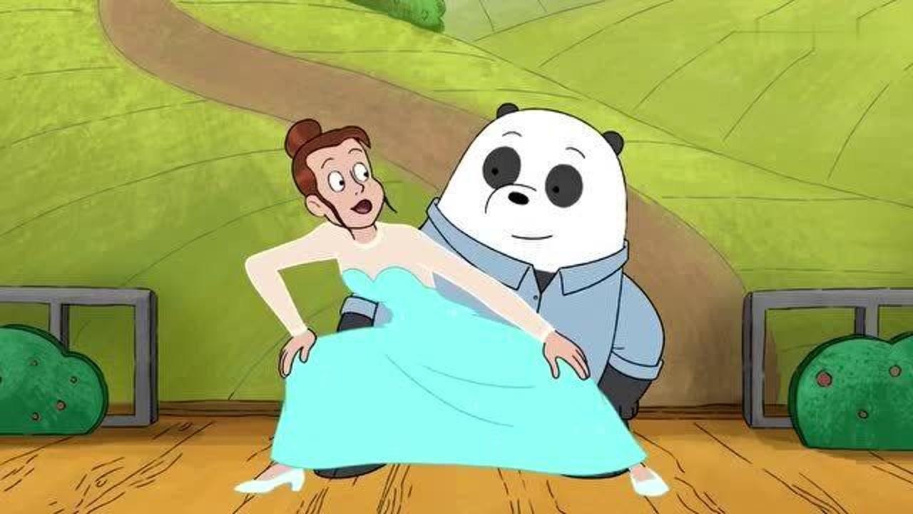 咱们裸熊:胖达和露西参加跳舞比赛,跳的太丢人了!