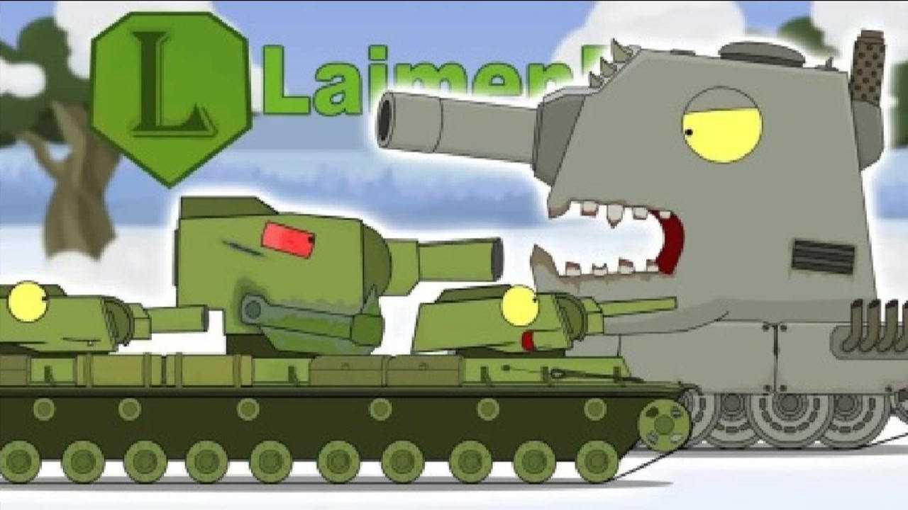 坦克世界动画:kv6与铁牛之战