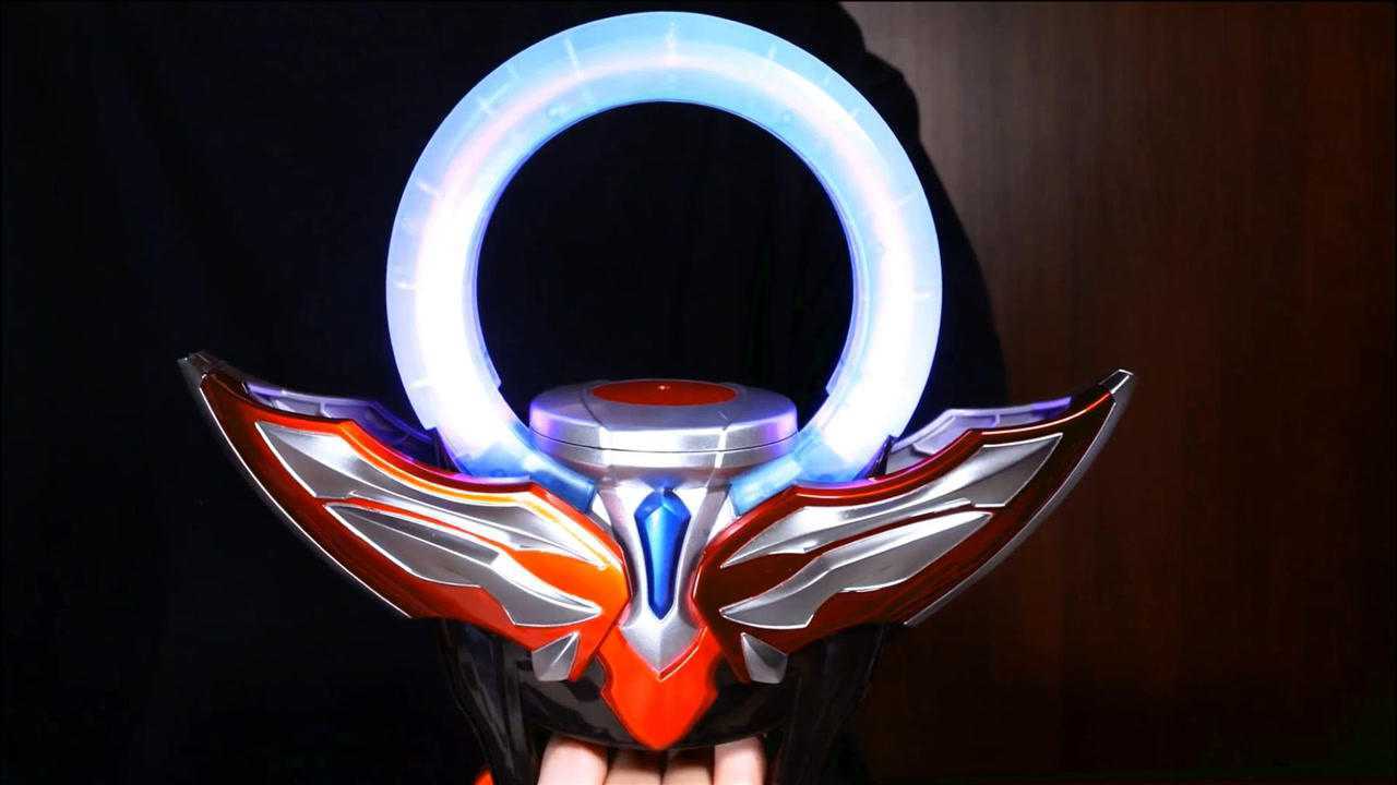 欧布奥特曼:金属色涂装的欧布圆环,超帅!