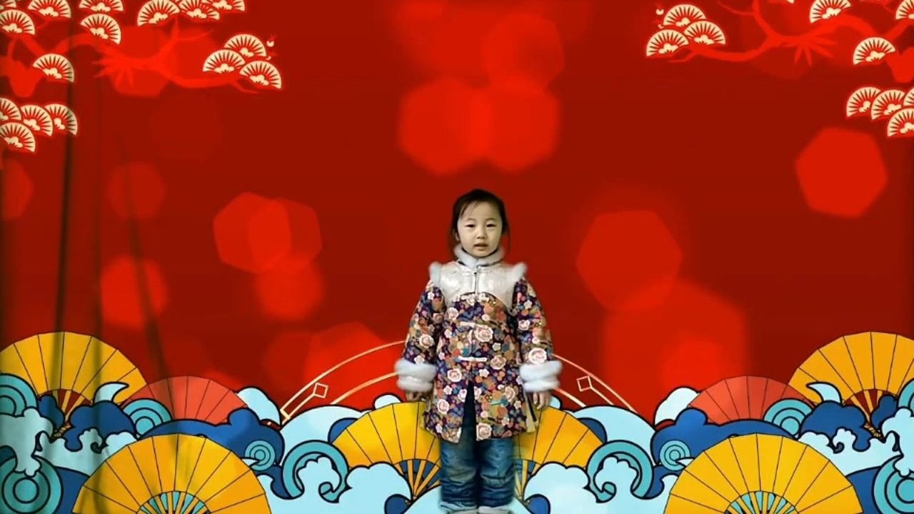 黄伊伊在幼儿园的表演#萌娃