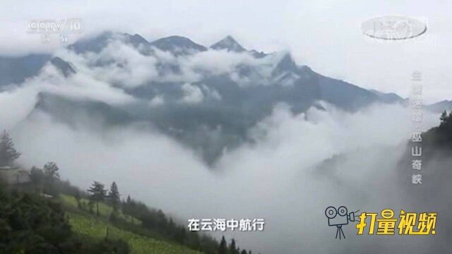 位于长江三峡沿岸,重庆巫山县云雾缭绕,美得像仙境