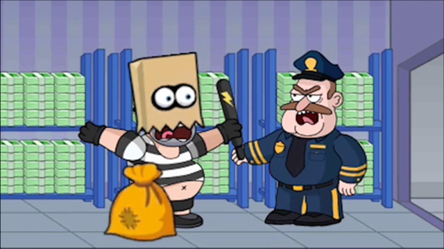 疯狂小偷小偷伪装成箱子能骗过警察吗