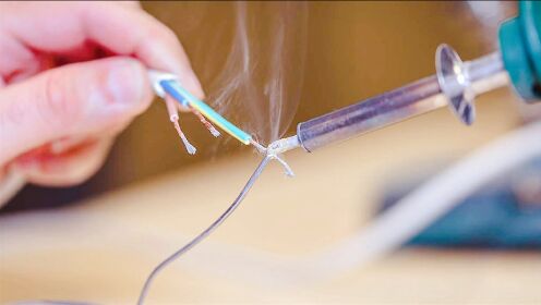 焊锡锅居然这么好用,给电线烫锡2s搞定,难怪电工都不用电烙铁了