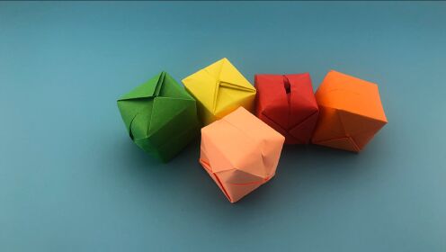 简单的折纸吹气球