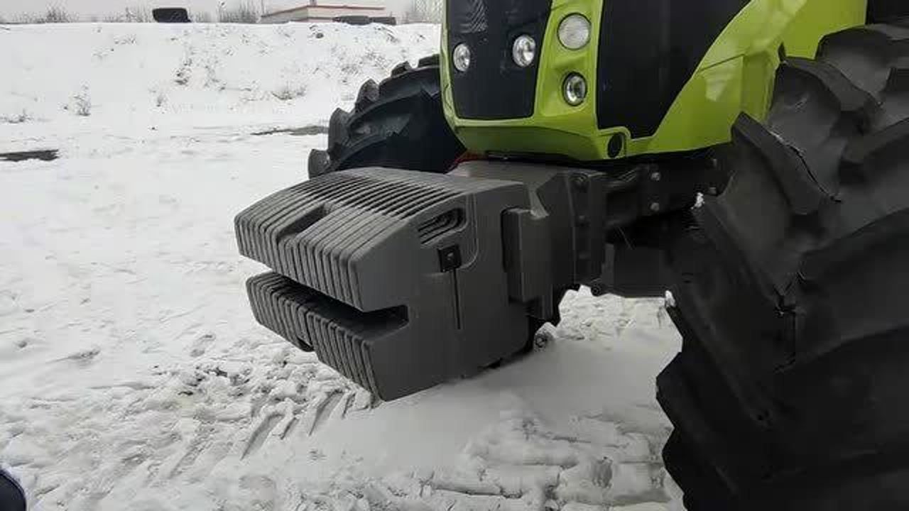 克拉斯2504拖拉机前配重_腾讯视频