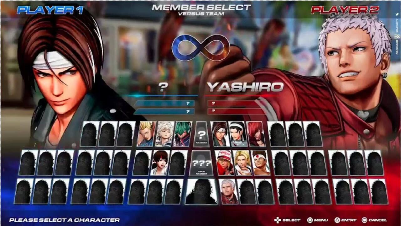 拳皇15:选人界面泄露!总共有多少角色呢?_腾讯视频