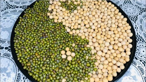 黄豆别只打豆浆,加1把绿豆,简单一做,软糯香甜,咬一口满嘴香