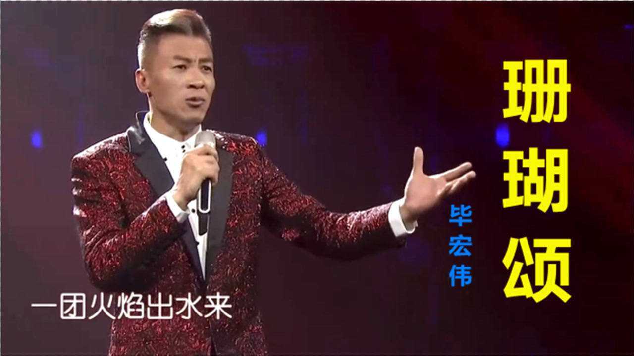 抖音热门的《珊瑚颂》,毕宏伟演唱,他的烟嗓唱出了不一样的味道_高清1080P在线观看平台_腾讯视频