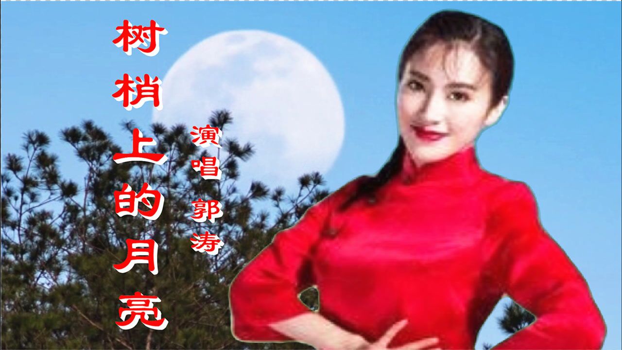 郭涛《树梢上的月亮》陕北民歌,歌声甜美,好听醉了