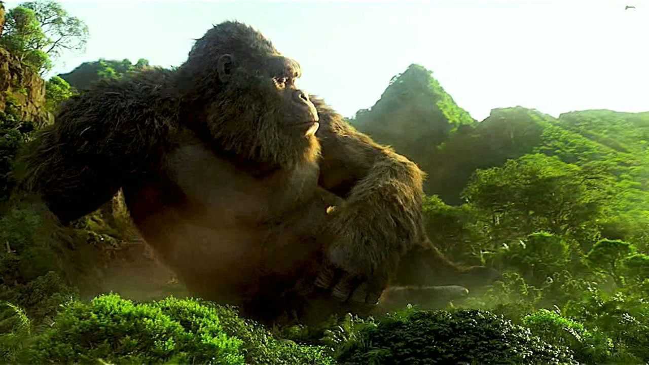 金刚在地心世界的自律生活,一切都为了当怪兽之王做准备#哥斯拉大战