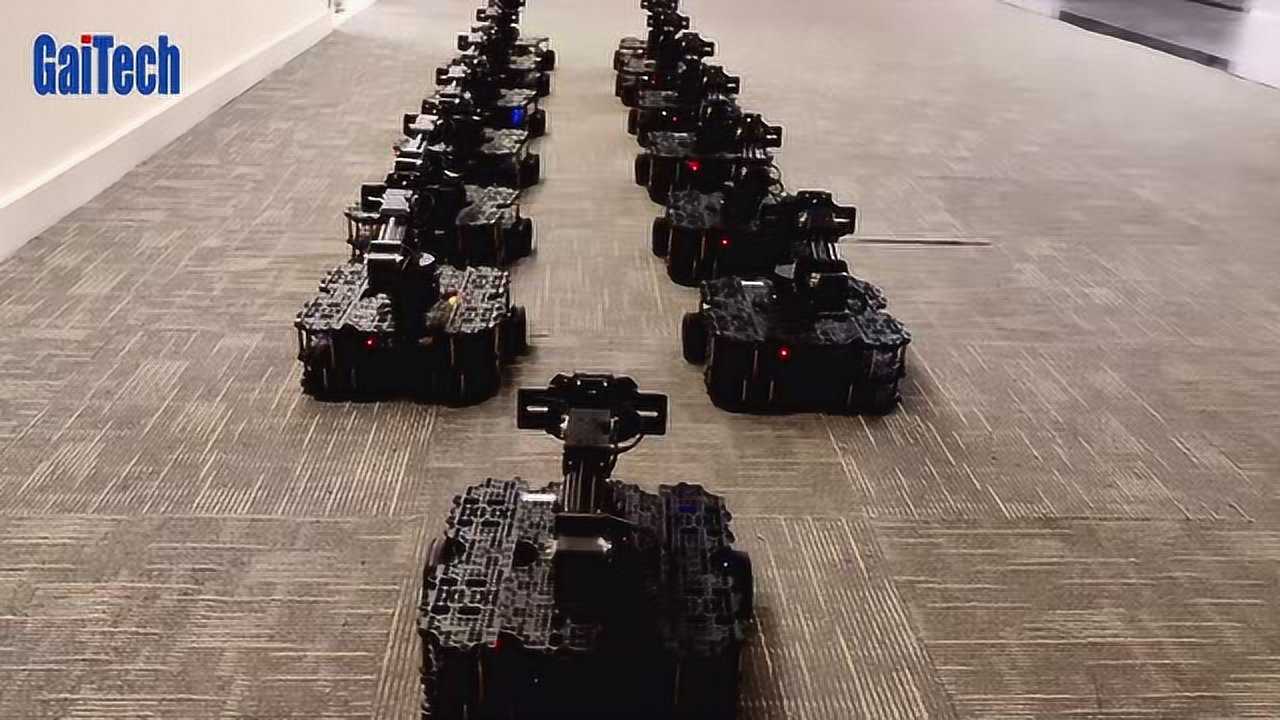 turtlebot3小车集群控制演示硅步机器人