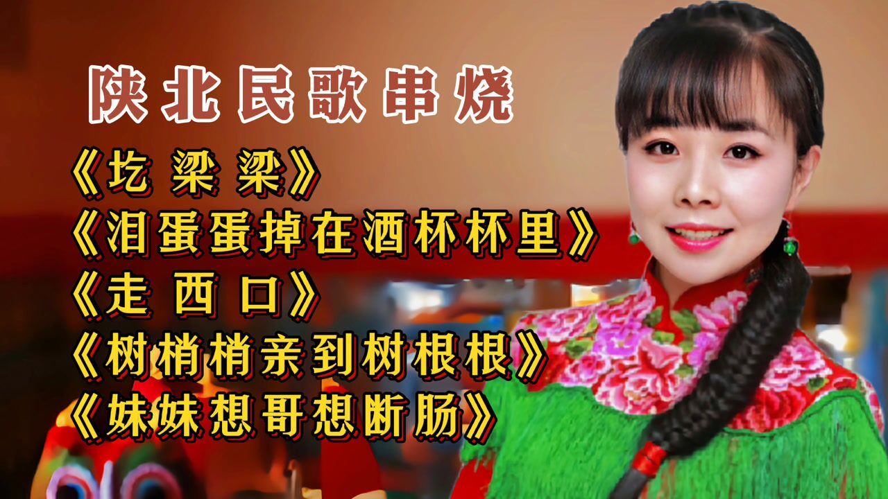 圪梁梁泪蛋蛋掉在酒杯杯里等陕北民歌联唱