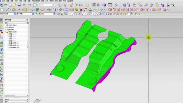补面,实体曲线这些技巧,你学到了吗UG汽车模具结构绘制设计